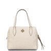Χιαστί γυναικεία Tory Burch Λευκό KIRA PEBBLED SATCHEL
