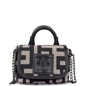 Mini Bags γυναικεία Ames Bags Μπεζ-Μαύρο Genos Mini