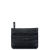 Πορτοφόλια γυναικεία Hvisk Μαύρο Cardholder Matte Croco