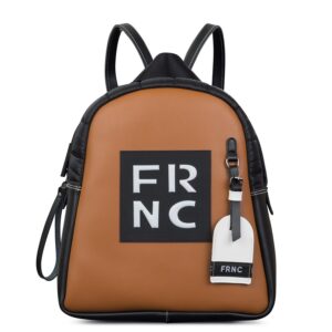 Σακίδια Πλάτης γυναικεία Frnc Μαύρο-Ταμπά 2403