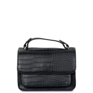 Χιαστί γυναικεία Hvisk Μαύρο Renei Matte Croco