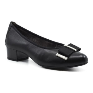 Γόβες Caprice Ανατομική Δερμάτινη Γόβα Μαύρη (9-9-22301-25 026)