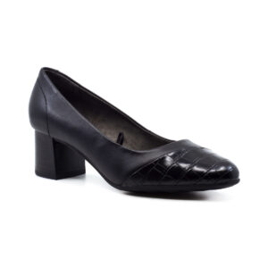 Γόβες Jana Croco Γυναικείες Ανατομικές Δερμάτινες Γόβες (22380)