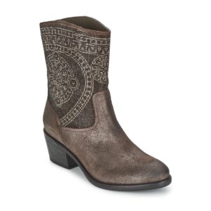 Μποτίνια Now PIOMBO Δέρμα