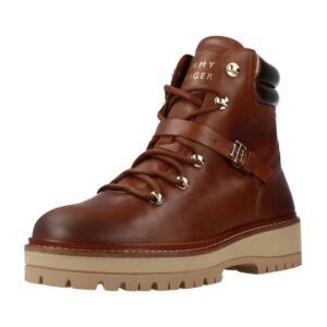 Μποτίνια Tommy Hilfiger POLISHED LEATHER FLAT BO