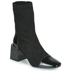 Μποτίνια Vanessa Wu BOTTINES CHAUSSETTES À TALON BLOC Συνθετικό