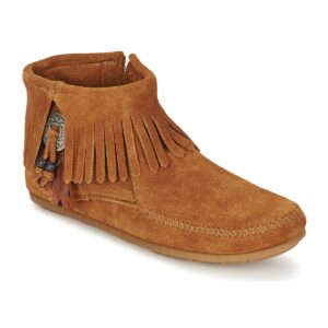 Μπότες Minnetonka CONCHO FEATHER SIDE ZIP BOOT