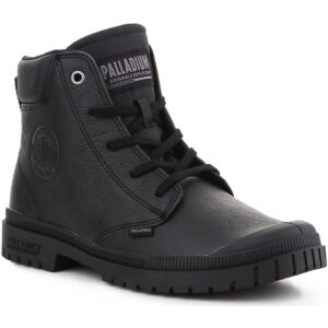 Μπότες Palladium Pampa SP20 Cuff Leather Black/Black 77236-010-M Δέρμα