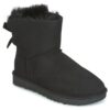 Μπότες UGG MINI BAILEY BOW II Δέρμα