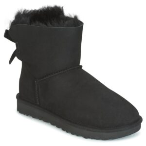 Μπότες UGG MINI BAILEY BOW II Δέρμα